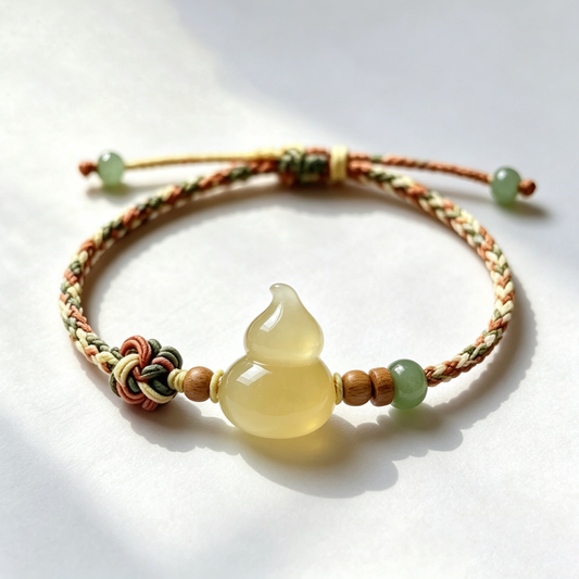 Golden Gourd Cord Bracelet